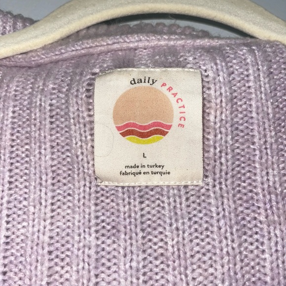 Anthropologie Daily Practice Cable Knit Pullover - Picture 5 of 5